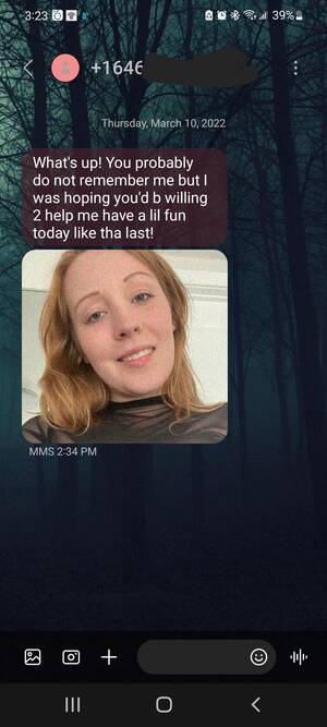 blonde teen sucks bbc - Receiving this random text in front of wife : r/mildlyinfuriating