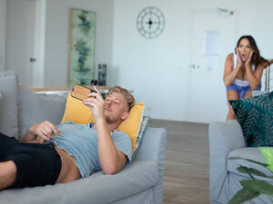 horny stepson - â–· Aubrey Spies On Horny Stepson - Audrey Black / Porno Movies, Watch Porn  Online, Free Sex Videos