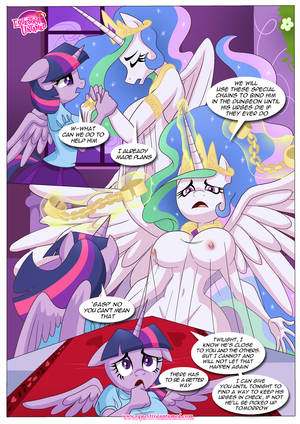 Mlp Discord And Celestia Porn - #842928 - anthro, artist:bbmbbf, breasts, busty princess celestia, busty  twilight sparkle, chains, comic, comic:power of dragon mating, equestria  untamed, ...