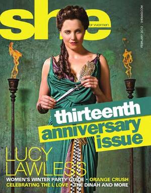 Lucy Lawless Hardcore Porn - She Magazineâ€”Feb'12 by She Magazine - Issuu