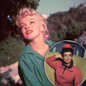 Joan Crawford Lesbian Porn - Marilyn Monroe & Joan Crawford's Feud Fueled By Lesbian Lust