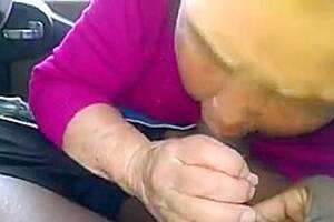 Korean Granny Porn - Korean Granny in the Car, full Blowjob porn video (Mar 20, 2016)
