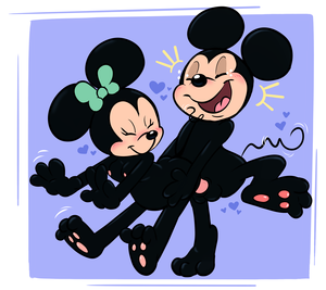mickey mouse kissing lesbian porn - Rule34 - If it exists, there is porn of it / mickey mouse, minnie mouse /  6822899
