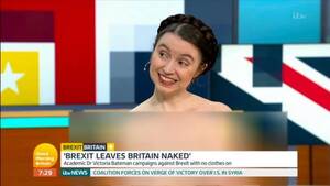 Brexit Britain Porn - Anti-Brexit campaigner strips naked in front of Richard Madeley on Good  Morning Britain - Wales Online