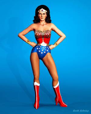 Lynda Carter Wonder Woman Hypnotized Porn - Lynda Carter as Wonder Woman by batfriend on DeviantArt