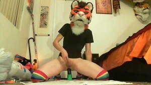 Furry Porn Dildo - Hot sex Furry with big dildo | xHamster