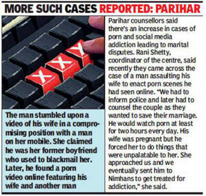 Husband Forced Porn - Karnataka: Doctor wife forces techie husband to watch porn; he stumbles  upon her sex videos | Bengaluru News - Times of India