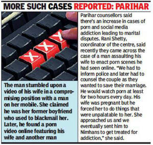 Hubby Forced To Porn - Karnataka: Doctor wife forces techie husband to watch porn; he stumbles  upon her sex videos | Bengaluru News - Times of India