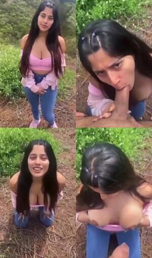amateur teen girl blowjob - Amateur Teen Girl Giving a Blowjob while Hiking in a Nature Trail - World Porn  Videos - DropMMS