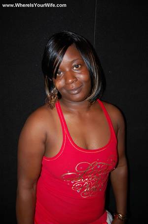 black plump hairy - Plump black wife Niaomi in sexy red outfit has a hairy natural pussy.