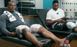 Cam Newton Porn - Barefoot Male Celebs of Color â€” Cam Newton