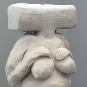 bbw sleeping nude pussy - Big Women review â€“ Sarah Lucas's gal gang seek to shock | Art and design |  The Guardian