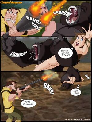 Lesbian Tarzan Porn Comic - Jane Has Sex With Huge Ape Porn comic, Rule 34 comic, Cartoon porn comic -  GOLDENCOMICS
