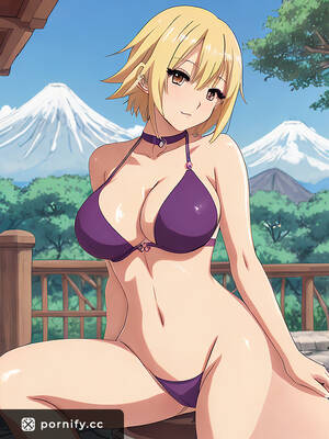 japan anime girls porn - Curvy Japanese Anime Girl with Medium Breasts in Outdoor Background |  Pornify â€“ Best AI Porn Generator