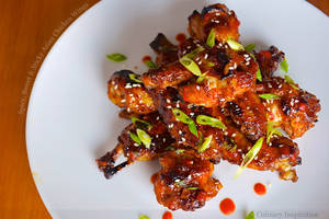 Food Porn Asian - Spicy, Sweet and Sticky Asian Chicken Wings