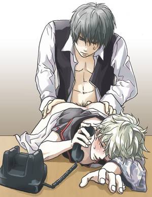 anime gintama hentai - Hijikata Toshirou x Sakata Gintoki Anime-Manga: Gintama Artistâ€¦