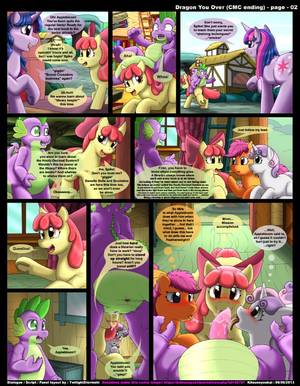 Mlp Spike Porn - e621 2013 anus apple_bloom_(mlp) blush collaborative_fellatio comic cub  cutie_mark cutie_mark_crusaders_(mlp)