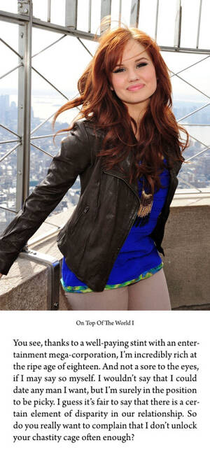 Debby Rayan Porn Porn Captions - Could you do another I love her so much horny-switch â€œHerâ€ refers to the  actress Debby Ryan, see â€œDouble Requestâ€ for a previous caption. Well, I  did Tumblr Porn