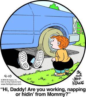 Family Circus Cartoon Bondage - Family Circus: Guest Post: She Finally Dit It