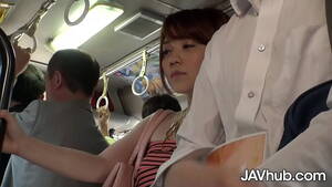 japanese horny milf on train - Petite Japanese girl jerks, sucks and fucks a guy on a public train -  XNXX.COM