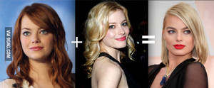 Gillian Jacobs Look Alike Porn - Emma Stone + Gillian Jacobs = Margot Robbie