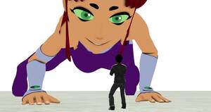 Giantess Starfire Porn - Starfire's catch - ThisVid.com