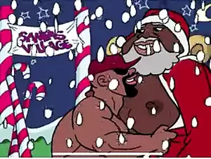 cartoon santa eating pussy - Black Santa Animation | xHamster