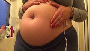 Belly Swelling Porn - Swollen Belly Girl Bloated Belly Gurgles - Pornhub.com