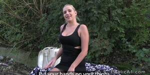 czech blonde outdoor - Perfect ass Czech blonde fucked outdoor pov - Tnaflix.com