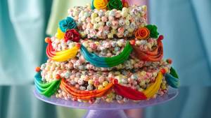 Cake Punch Porn - Cereal Layer Cake