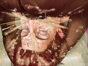 hentai deepthroat vomit - Red haired woman _ deep throat (part 3) by TitFlaviy - Hentai Foundry