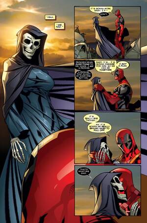 Death And Deadpool - That's what she said.â€ [Deadpool (2008) #50] : r/Marvel