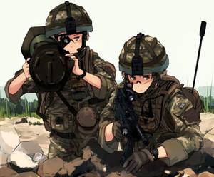 Anime Sexy Army Girls - cool photo