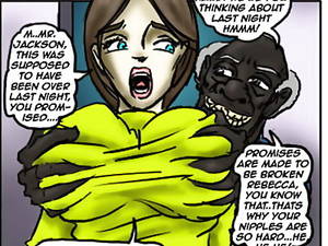 black and white pussy cartoons - Interacial cartoon porn. Feel how hard my black cock already. It wants your  tight white pussy girl