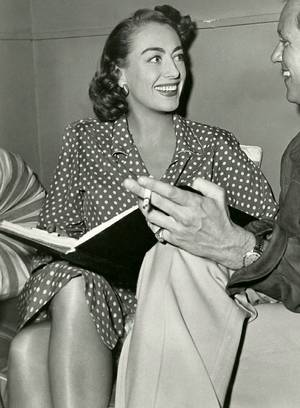 Joan Crawford Lesbian Porn - sourvix: Joan Crawford on the set of The Damned Don't Cry â€” 1950