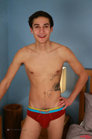 British Ass Play Porn - Straight, Tall & Lean Young Charlie & his 1st Anal Experience - Fingers &  Vibrates his Hole!