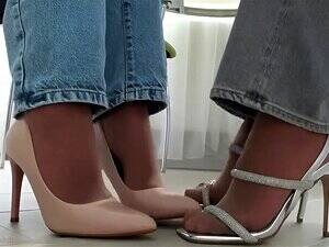 feet under table - Footsie Under Table porn videos at Xecce.com