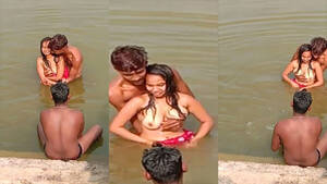 desi nude river - Desi Girl Enjoying River Bath With Group Of Boys - Videking.com