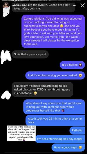 fresh teen girls - Onlyfans girl that was recently on Fresh and Fit shares screenshot of Myron  in her dms : r/Destiny