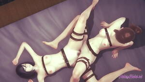 attack on titan lesbian hentai - SHingeki no Kyojin Hentai Yuri - Sasha and Mikasa Lesbian sex - XNXX.COM