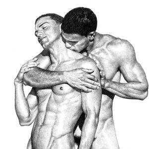 Blowjob Art Gay - Gay Blowjob - Etsy