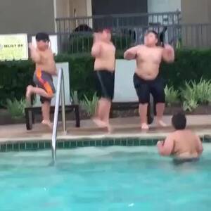 Catholic Schoolgirls Fucked Porn Gif - Kids dancing and enjoying by the pool : r/gifs