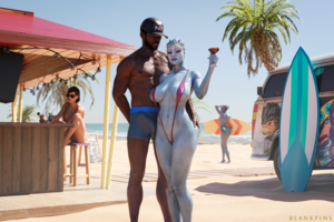 alien body found in beach - Rule34 - If it exists, there is porn of it / asari, commander shepard,  femshep, liara, liara t'soni, samara / 7356190
