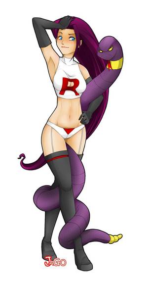 Funny Pokemon Jessie Porn - Jesse team Rocket Pokemon fan art anime