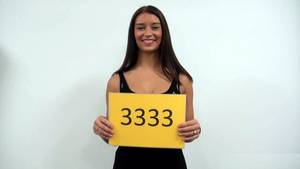 latina casting nude - Beautiful beautiful model with big tits casting for a pornstar job