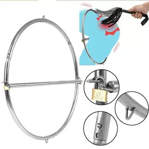 Bondage Bdsm Forced Sex - Metal Butt Lock Sex Porn Toy Whip Ass Fixation Forced Bondage Chain BDSM  Slave Training Fetish Adult Game Sex Toy Sex Furniture - AliExpress