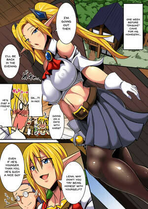 elf hentai doujin - âœ…ï¸ Porn comic Elf Oyako to Pakopako Ibunka Kouryuu. Part 2. Sex comic  blonde decided to | Porn comics in English for adults only | sexkomix2.com