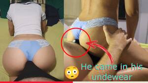 Japanese Dry Humping Porn - Cute Girl (24 Yr's) in Japanese Schoolgirl Uniform Dry Humping till he Cum  in his Pants, Assjob - Pornhub.com