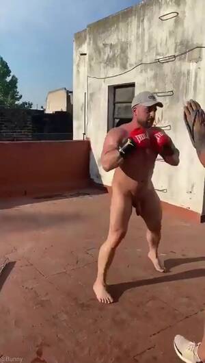 back yard nude spy cam - Dad and his friend box naked in backyard - ThisVid.com