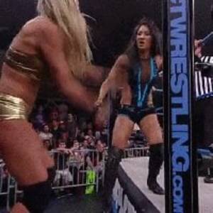 Gail Kim Pussy Close Up - Daily Diva Gif #1: Gail Kim vs Taryn Terrell : r/SquaredCircle